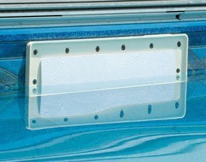 skimmer closed with faceplate